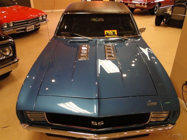 1969 Blue Chevrolet Camaro