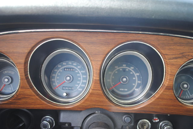 1969 Yellow Ford Mustang Fastback