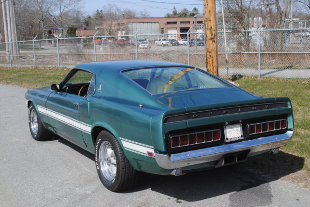 1969 Yellow Ford Mustang Fastback