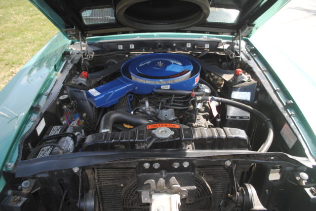 1969 Yellow Ford Mustang Fastback