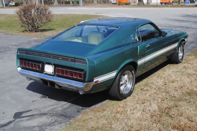1969 Yellow Ford Mustang Fastback