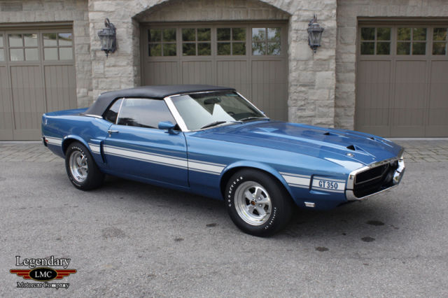 1969 Blue Ford Mustang Convertible