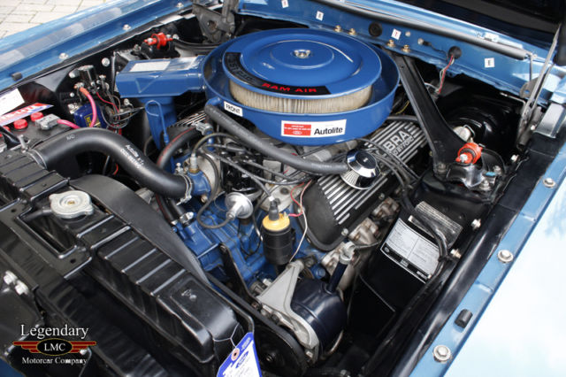 1969 Blue Ford Mustang Convertible