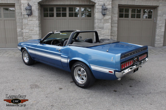 1969 Blue Ford Mustang Convertible