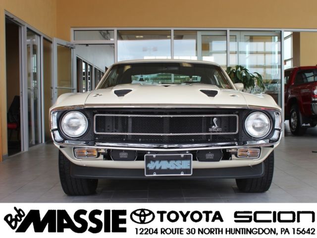 1969 White Ford Mustang Coupe