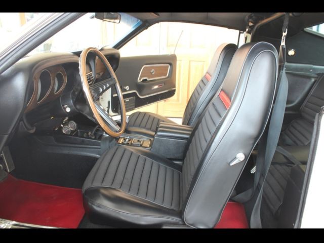 1969 White Ford Mustang Coupe