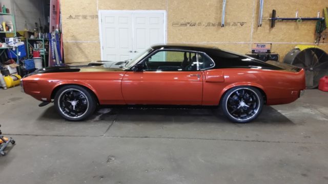 1969 Black Ford Mustang Fastback