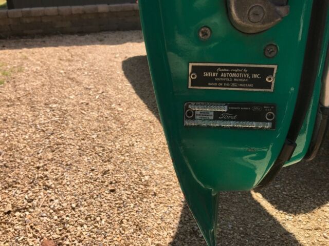 1969 Grabber green Ford Mustang Fastback