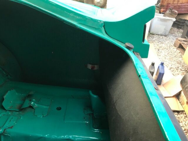 1969 Grabber green Ford Mustang Fastback