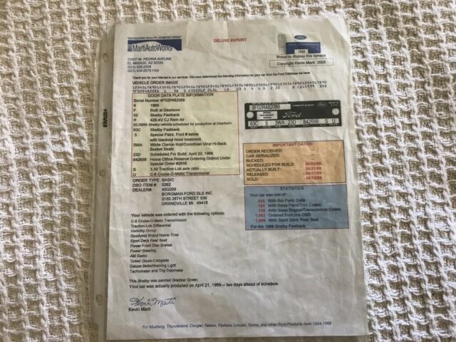 1969 Grabber green Ford Mustang Fastback