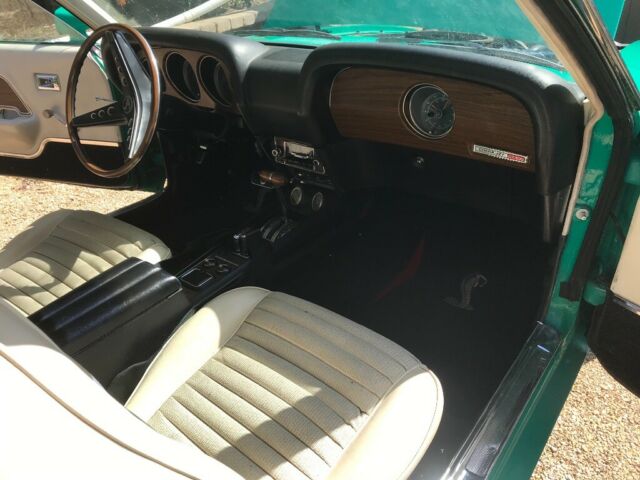 1969 Grabber green Ford Mustang Fastback