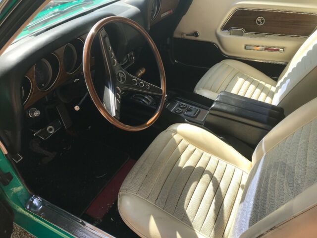 1969 Grabber green Ford Mustang Fastback