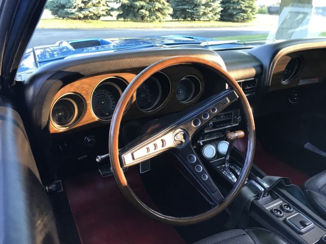 1969 Blue Ford Mustang Fastback