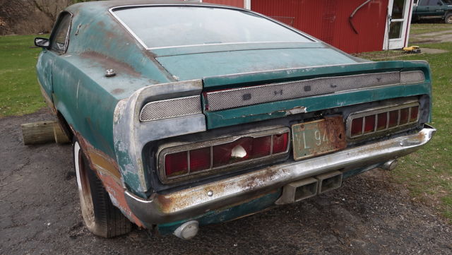 1969 SILVER JADE Ford Mustang Fastback