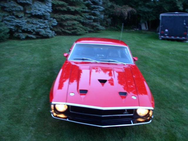 1969 Red Ford Mustang Fastback