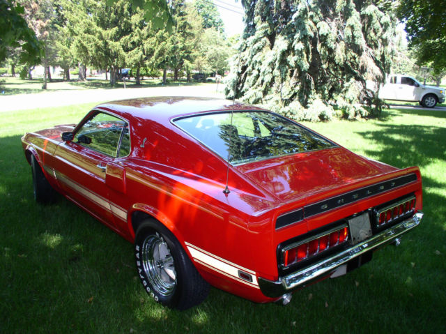 1969 Red Ford Mustang Fastback