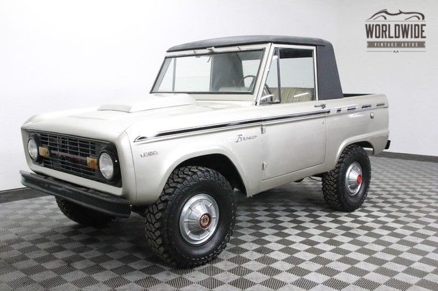 1969 Silver Ford Bronco SUV