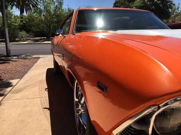 1969 Orange Chevrolet Chevelle Coupe