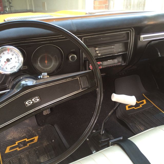 1969 Orange Chevrolet Chevelle Coupe
