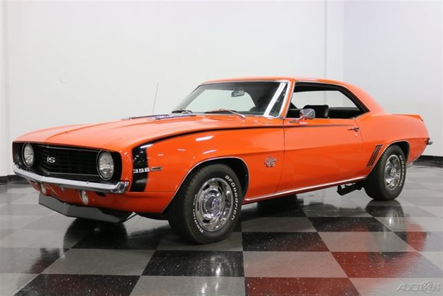 1969 Orange Chevrolet Camaro