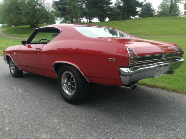 1969 Red Chevrolet Chevelle Coupe
