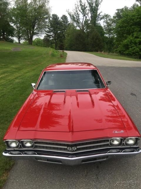 1969 Red Chevrolet Chevelle Coupe