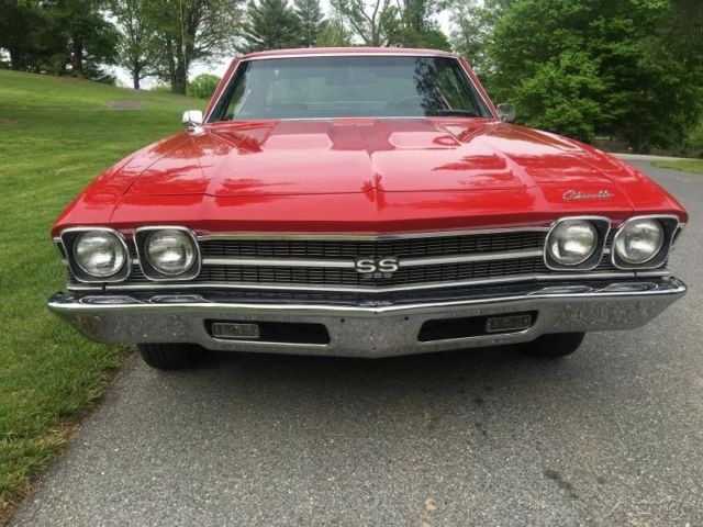 1969 Red Chevrolet Chevelle Coupe