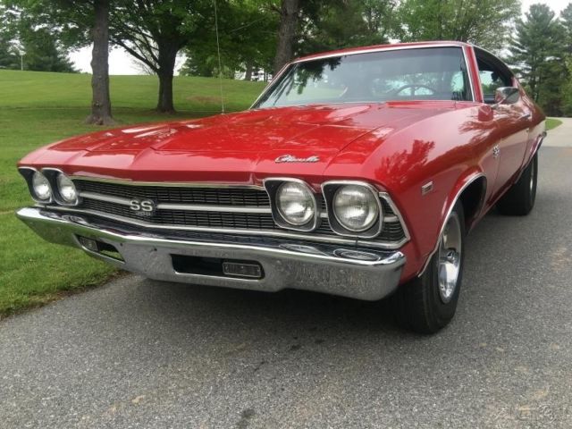 1969 Red Chevrolet Chevelle Coupe