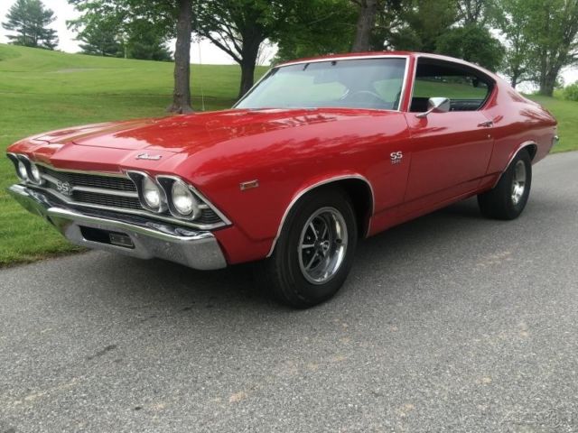 1969 Red Chevrolet Chevelle Coupe