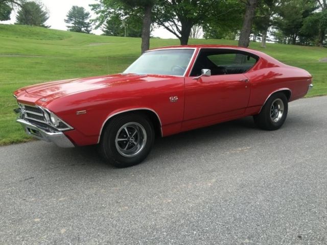 1969 Red Chevrolet Chevelle Coupe
