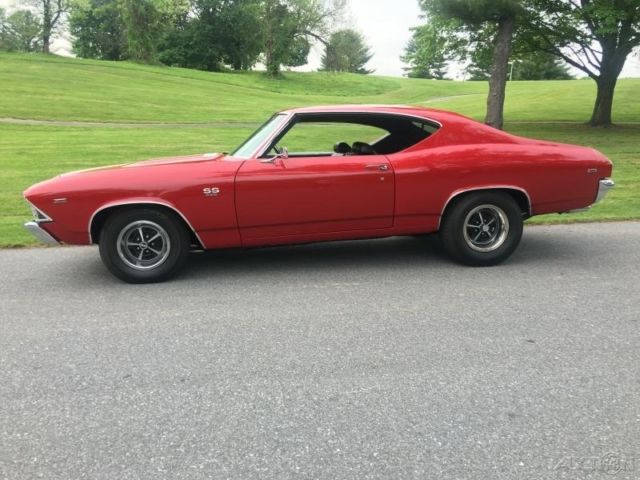 1969 Red Chevrolet Chevelle Coupe