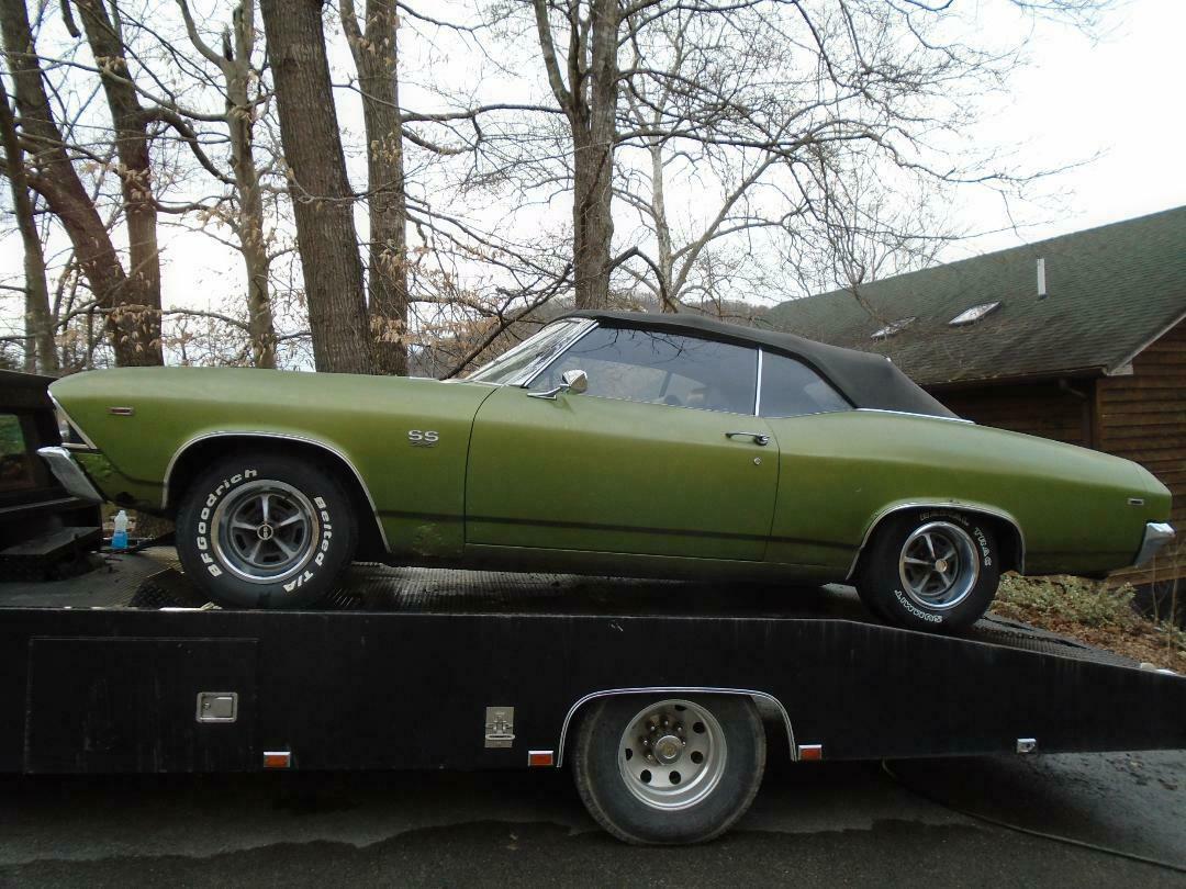1969 green Chevrolet Chevelle convertible