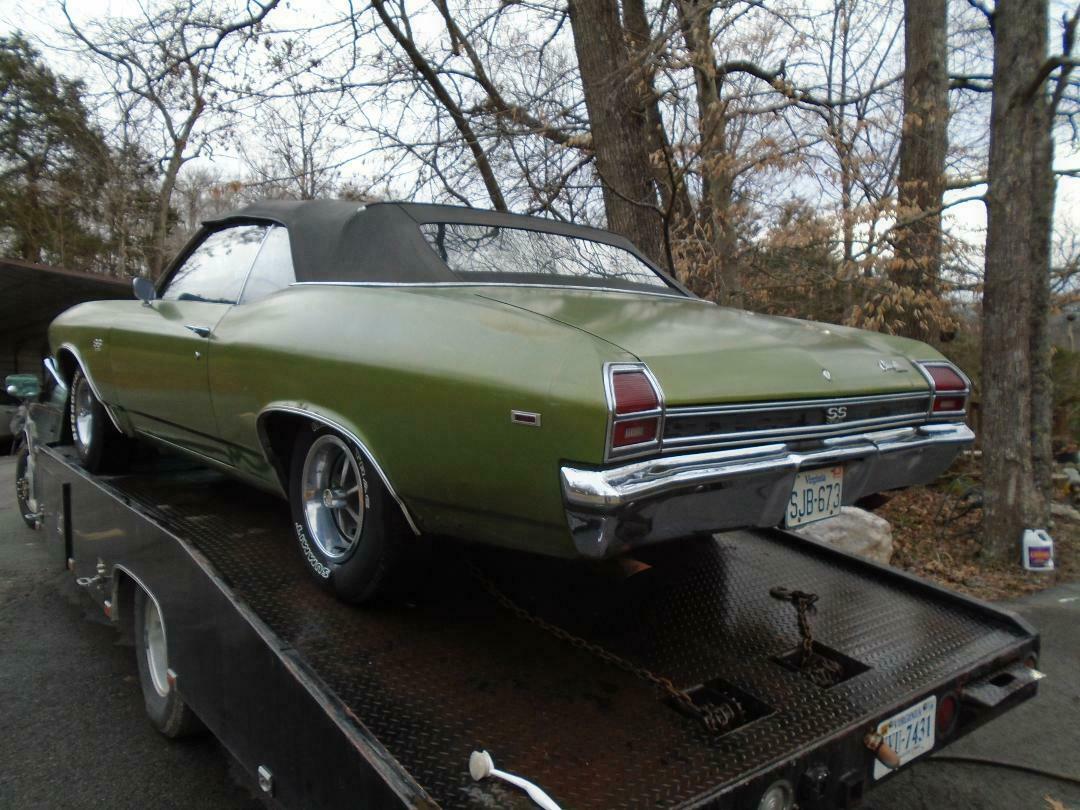 1969 green Chevrolet Chevelle convertible