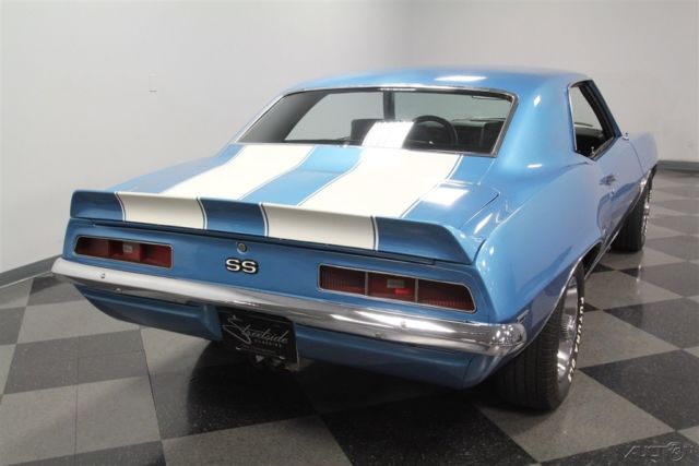 1969 Blue Chevrolet Camaro