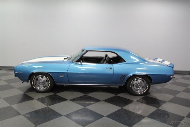 1969 Blue Chevrolet Camaro