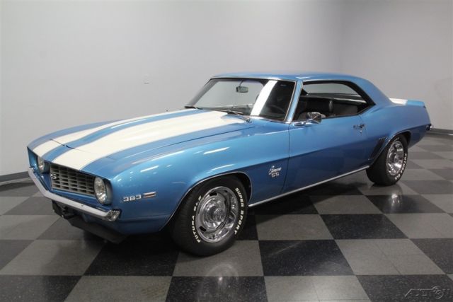 1969 Blue Chevrolet Camaro