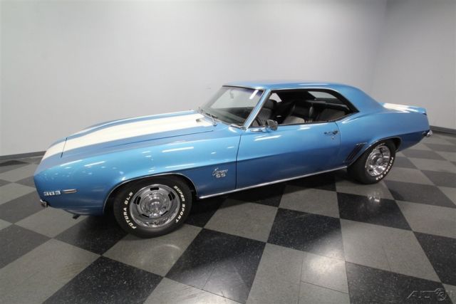 1969 Blue Chevrolet Camaro