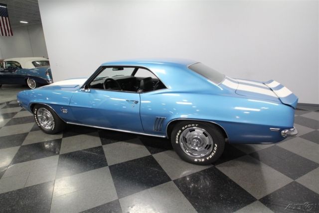 1969 Blue Chevrolet Camaro