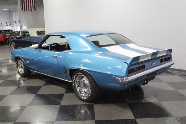 1969 Blue Chevrolet Camaro