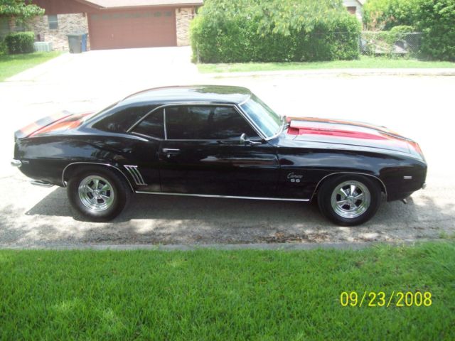 1969 Black & Sunset Red Chevrolet Camaro Coupe