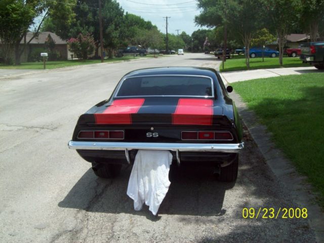 1969 Black & Sunset Red Chevrolet Camaro Coupe
