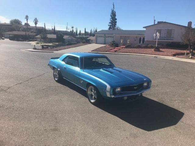 1969 Blue Chevrolet Camaro Coupe