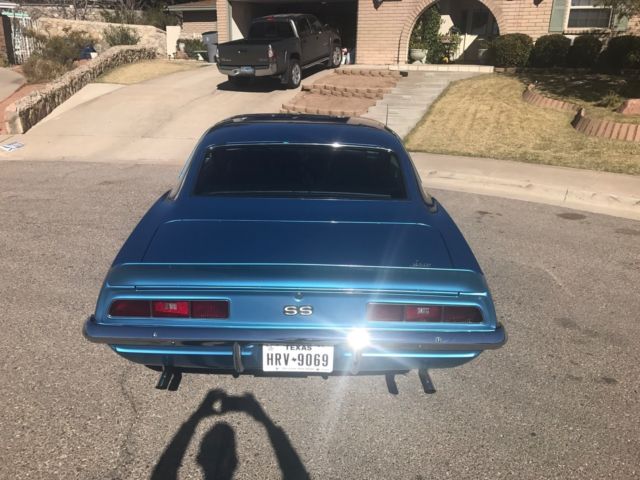 1969 Blue Chevrolet Camaro Coupe