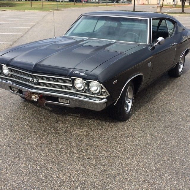 1969 Black Chevrolet Chevelle Coupe