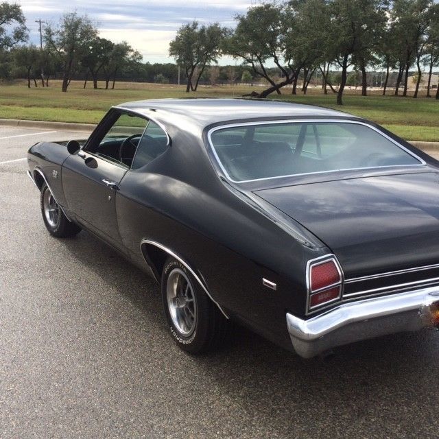 1969 Black Chevrolet Chevelle Coupe