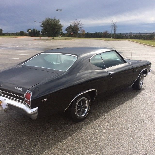 1969 Black Chevrolet Chevelle Coupe