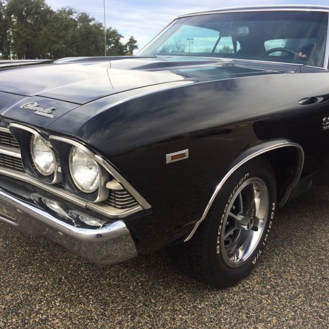 1969 Black Chevrolet Chevelle Coupe