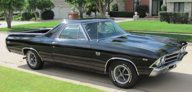 1969 Black Chevrolet El Camino El Camino