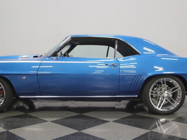 1969 Blue Chevrolet Camaro