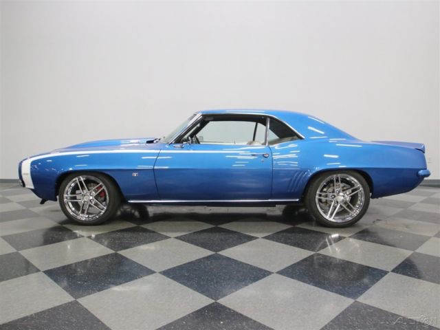 1969 Blue Chevrolet Camaro